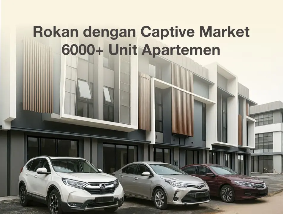 Captive market ruko akasa promenade di BSD City Tangerang Selatan